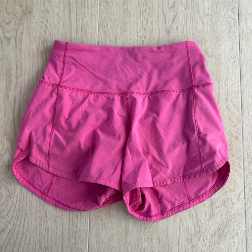 lululemon athletica Bright Pink Athletic Shorts